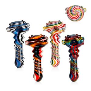 Glass hand pipes length 4.5"
